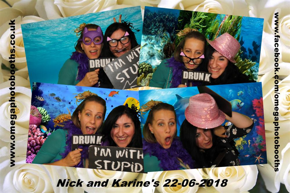 Nick & Karine's Wedding | View more photos from the event at gallery.omegaphotobooths.co.uk/u/Omega-Photobooths/Nick-Karines-Wedding